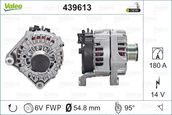 Valeo 439613 - Alternator parts5.com