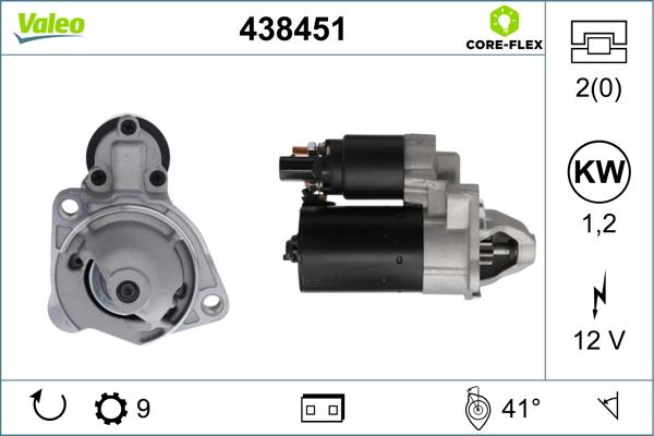 Valeo 438451 - Démarreur parts5.com