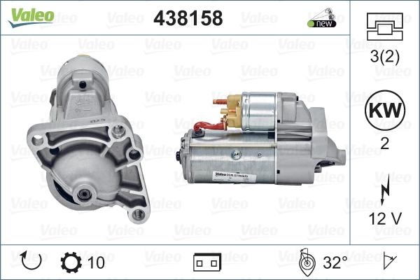 Valeo 438158 - Starter parts5.com