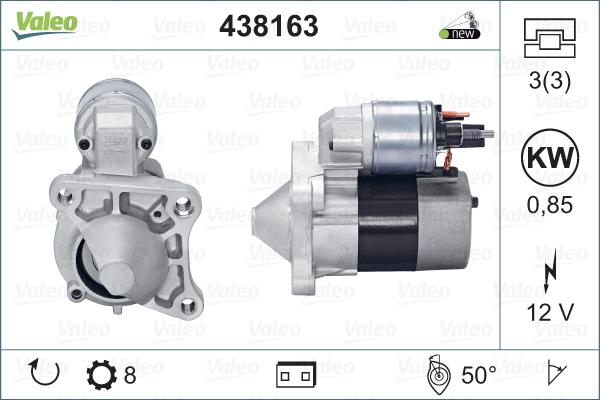 Valeo 438163 - Стартер parts5.com