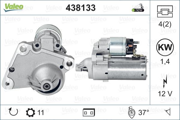 Valeo 438133 - Starter parts5.com