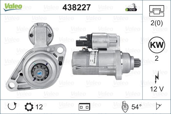 Valeo 438227 - Starter parts5.com