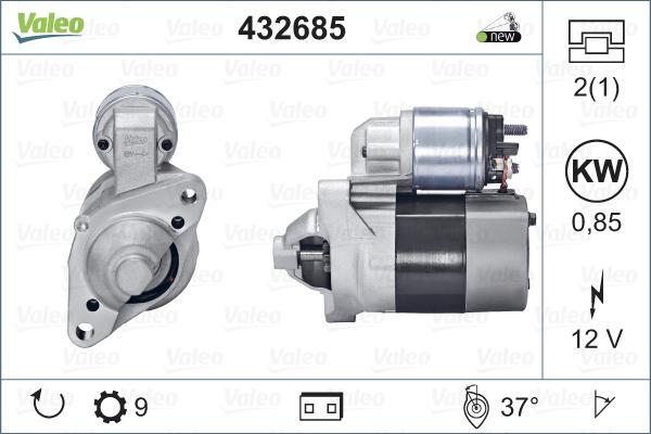 Valeo 432685 - Żtartér parts5.com