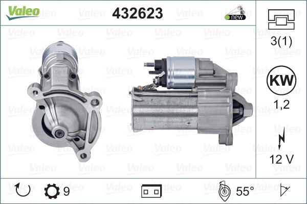 Valeo 432623 - Starter parts5.com