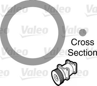 Valeo 509154 - Garnitura,conducta lichid de racire parts5.com