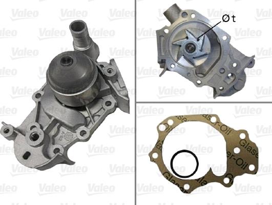 Valeo 506580 - Pompa wodna parts5.com