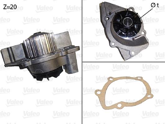 Valeo 506531 - Vízszivattyú parts5.com