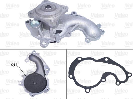 Valeo 506641 - Αντλία νερού parts5.com