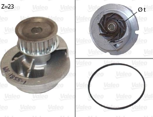 Valeo 506656 - Pompa apa parts5.com