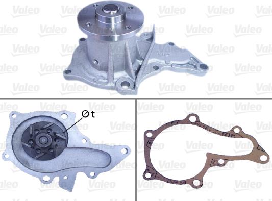 Valeo 506652 - Αντλία νερού parts5.com