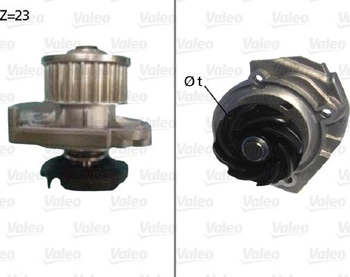 Valeo 506686 - Vodní čerpadlo parts5.com