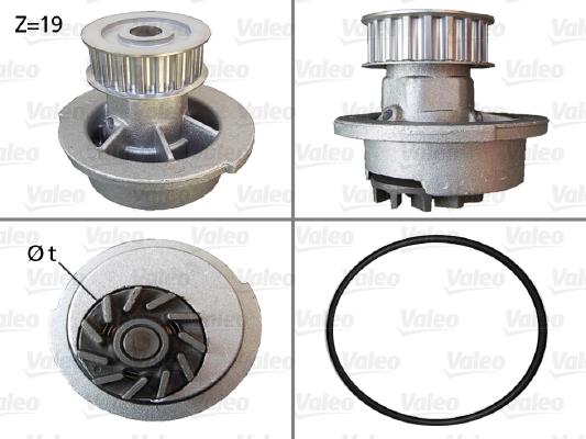 Valeo 506007 - Pompa apa parts5.com