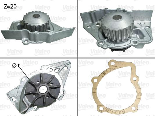 Valeo 506117 - Pompa apa parts5.com