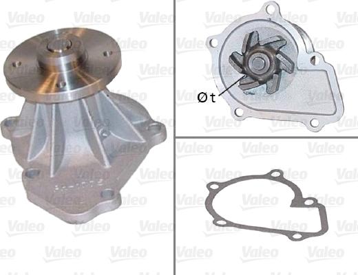 Valeo 506836 - Bomba de agua parts5.com