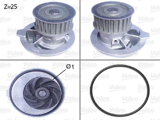 Valeo 506309 - Pompa apa parts5.com