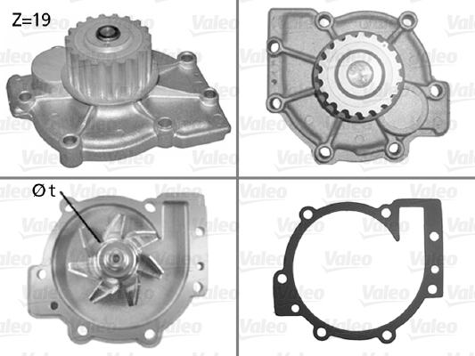 Valeo 506325 - Vodna crpalka parts5.com