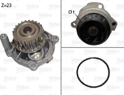 Valeo 506790 - Su pompası parts5.com