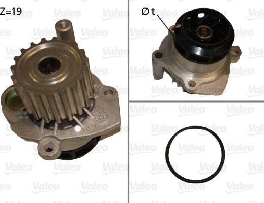 Valeo 506700 - Vodna crpalka parts5.com