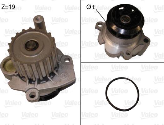 Valeo 506701 - Αντλία νερού parts5.com