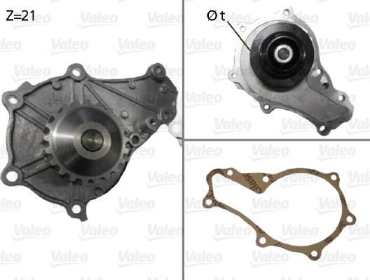 Valeo 506714 - Pompa apa parts5.com