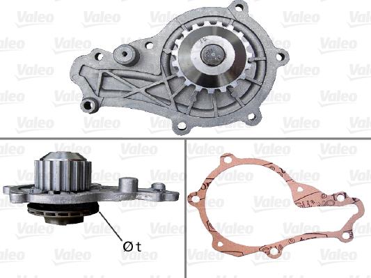 Valeo 506715 - Vesipumppu parts5.com