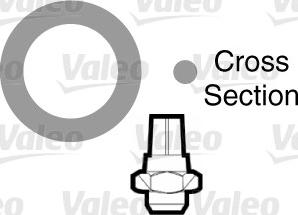 Valeo 508999 - Garnitura,conducta lichid de racire parts5.com