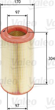 Valeo 585694 - Filtr powietrza parts5.com