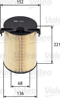 Valeo 585652 - Air Filter parts5.com