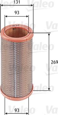 Valeo 585610 - Zracni filter parts5.com