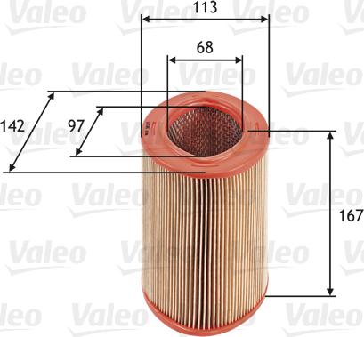 Valeo 585623 - Filtru aer parts5.com