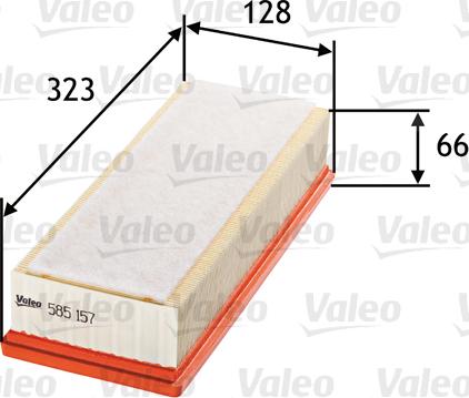 Valeo 585157 - Filtru aer parts5.com