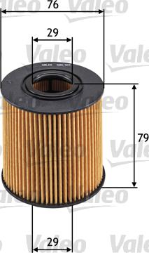 Valeo 586561 - Маслен филтър parts5.com