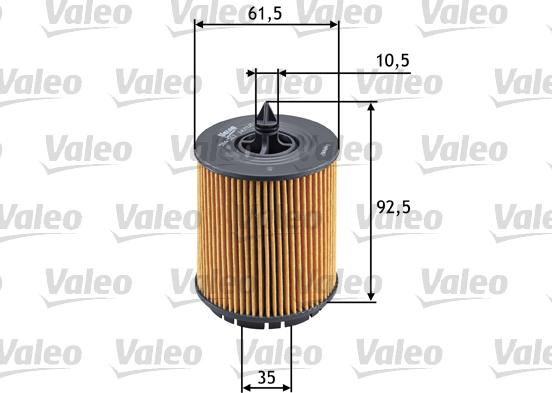 Valeo 586563 - Öljynsuodatin parts5.com