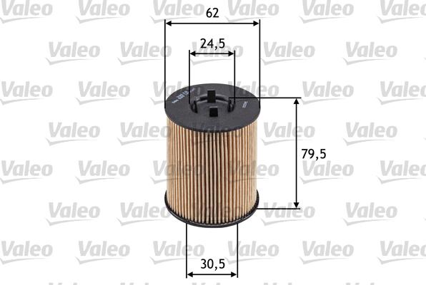 Valeo 586539 - Olejový filtr parts5.com