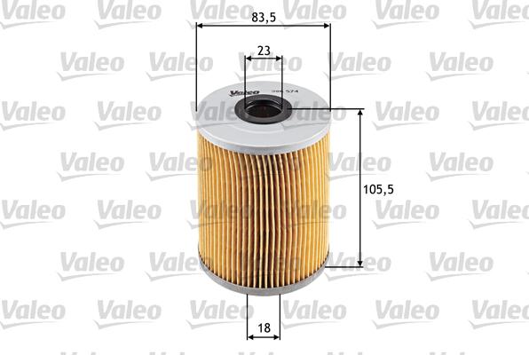 Valeo 586574 - Filtru ulei parts5.com