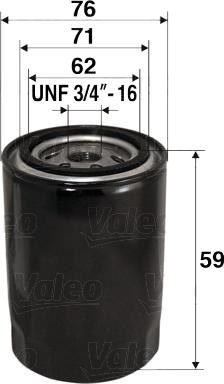 Valeo 586065 - Olejový filtr parts5.com