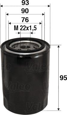 Valeo 586006 - Oil Filter parts5.com