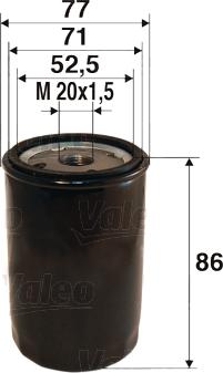 Valeo 586027 - Oil Filter parts5.com