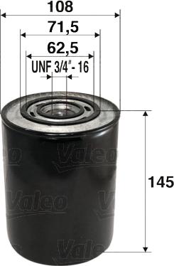 Valeo 586014 - Маслен филтър parts5.com