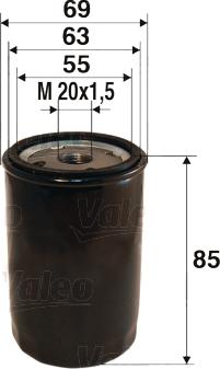 Valeo 586013 - Oil Filter parts5.com