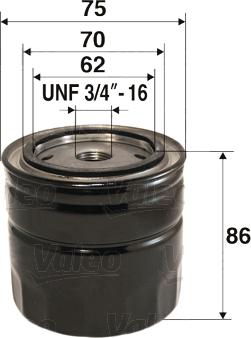 Valeo 586023 - Oil Filter parts5.com