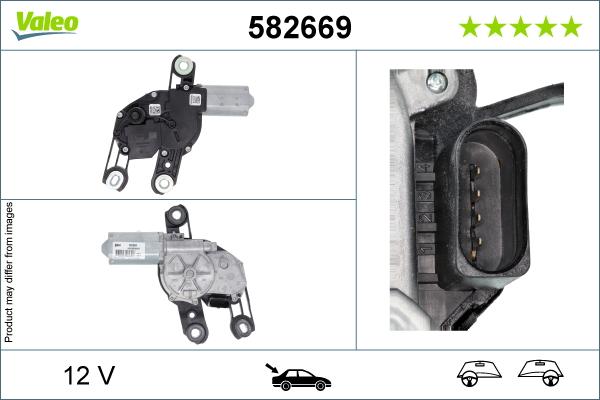 Valeo 582669 - Wiper Motor parts5.com