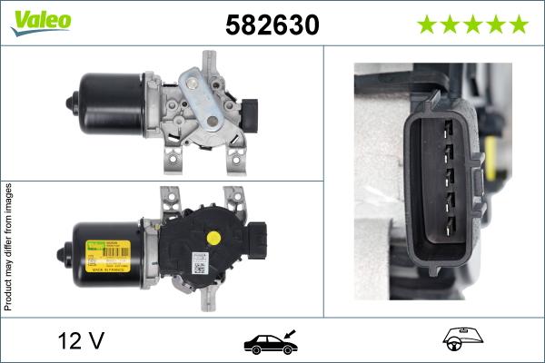 Valeo 582630 - Wischermotor parts5.com