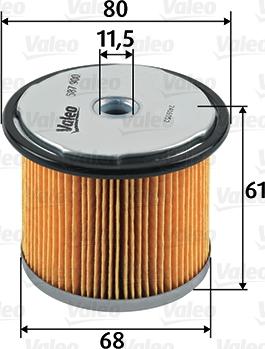 Valeo 587900 - Üzemanyagszűrő parts5.com