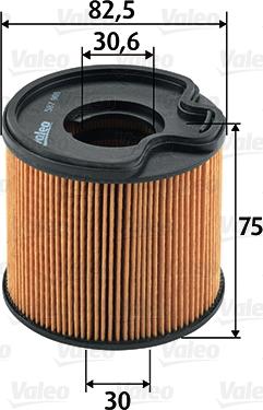 Valeo 587901 - Filtro combustible parts5.com