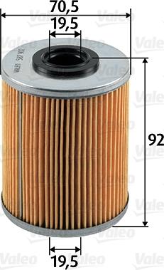 Valeo 587902 - Fuel filter parts5.com