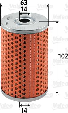 Valeo 587911 - Fuel filter parts5.com