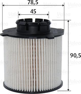 Valeo 587932 - Filter za gorivo parts5.com