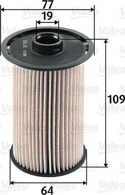 Valeo 587925 - Filter za gorivo parts5.com