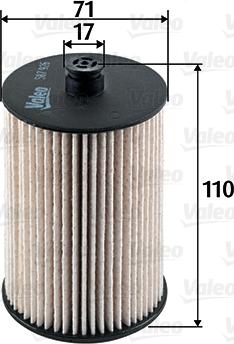 Valeo 587926 - Filtro combustible parts5.com